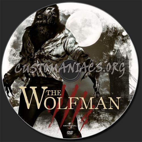 The Wolfman dvd label