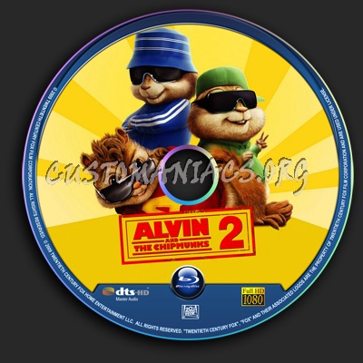 Alvin And The Chipmunks 2 blu-ray label