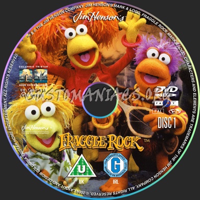 Fraggle Rock dvd label