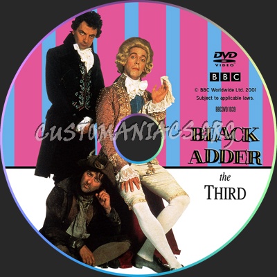 BlackAdder The Third dvd label