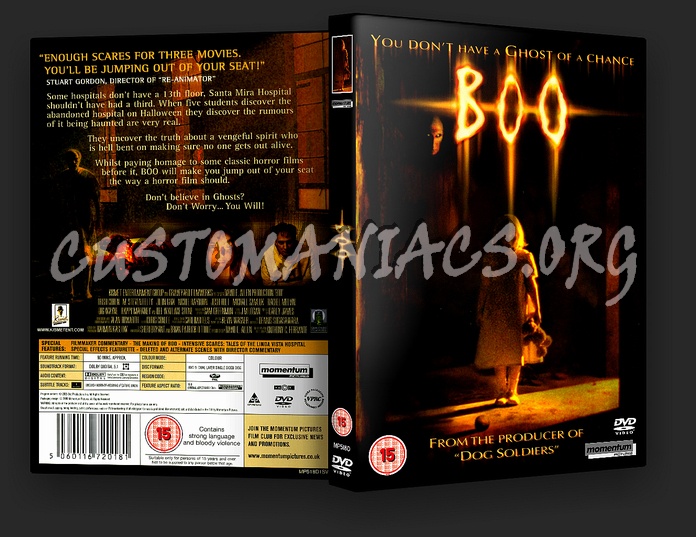 Boo dvd cover