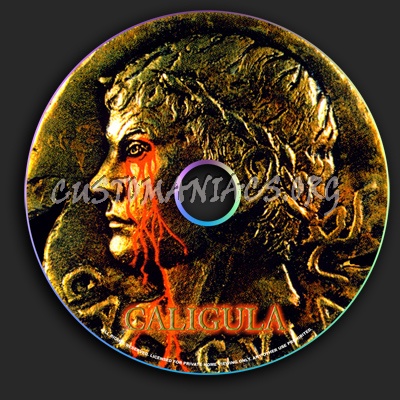 Caligula dvd label