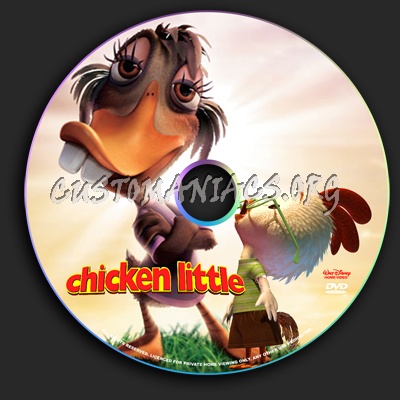 Chicken Little dvd label