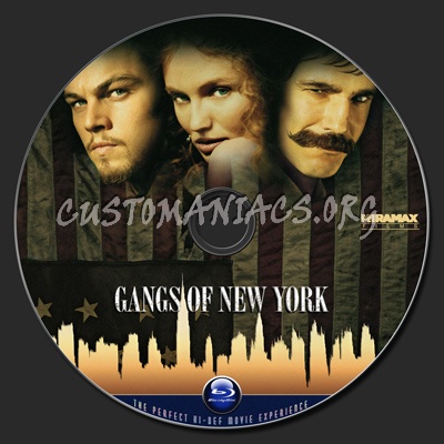 Gangs Of New York blu-ray label