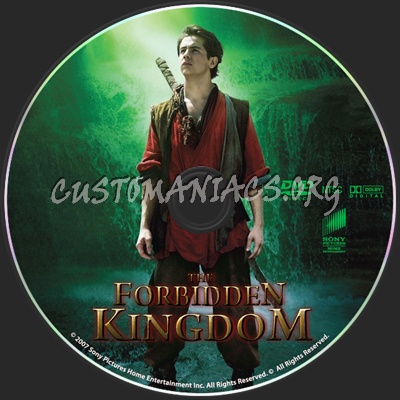 The Forbidden Kingdom dvd label