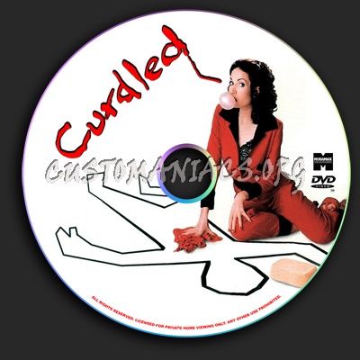 Curdled dvd label