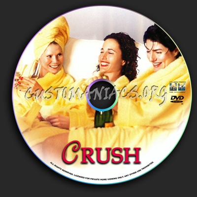 Crush dvd label