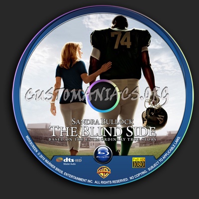 The Blind Side blu-ray label