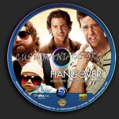 The Hangover blu-ray label