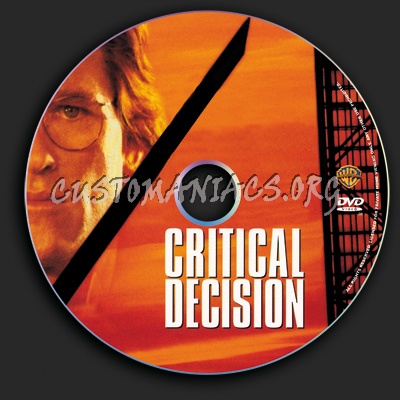 Critical Decision dvd label