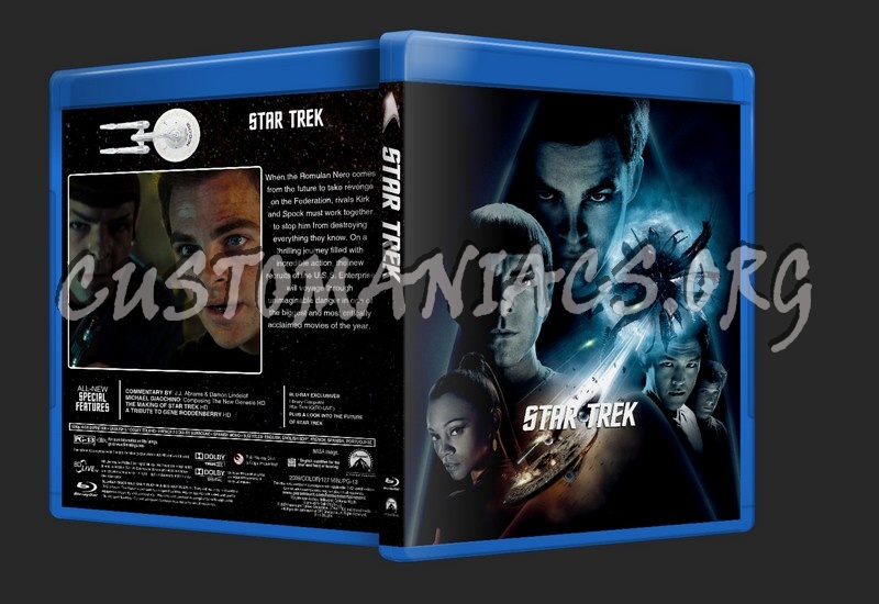 Star Trek blu-ray cover