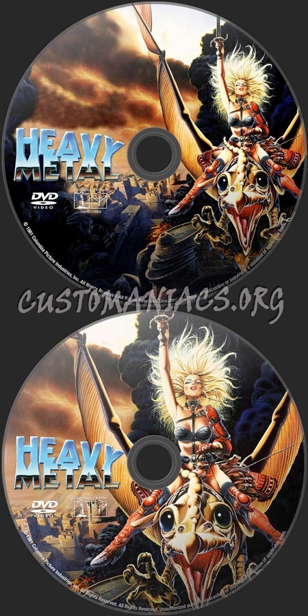 Heavy Metal dvd label