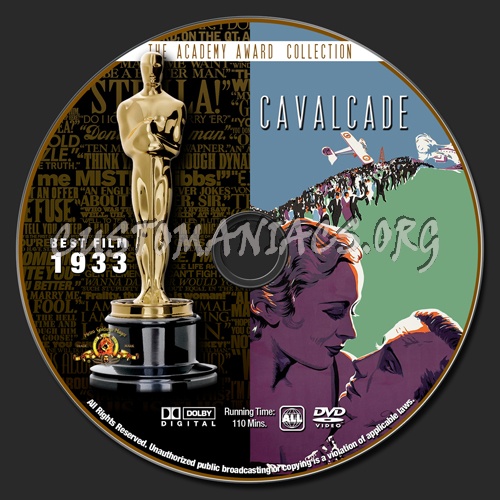 Academy Awards Collection - Cavalcade dvd label