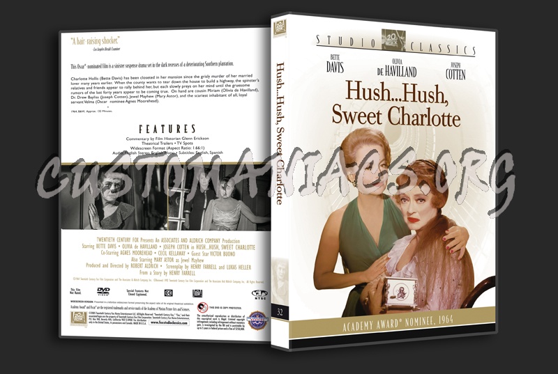 Hush Hush, Sweet Charlotte dvd cover