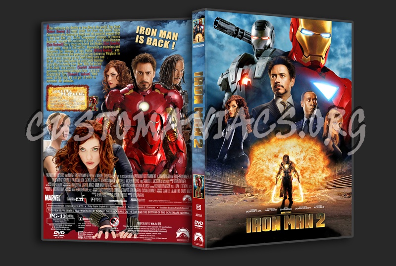 Iron Man 2 dvd cover