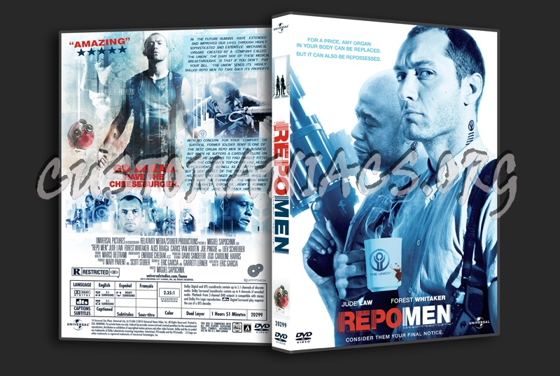 Repo Men dvd cover