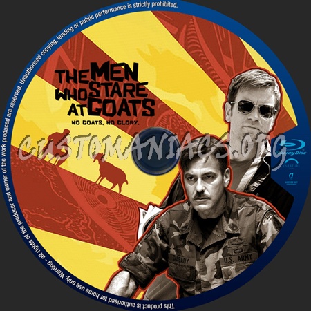 The Men Who Stare At Goats blu-ray label