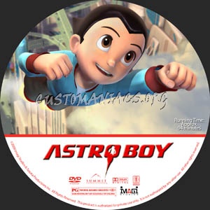 Astro Boy dvd label