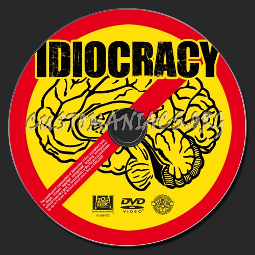 Idiocracy dvd label