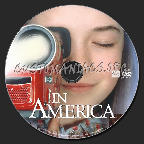 In America dvd label