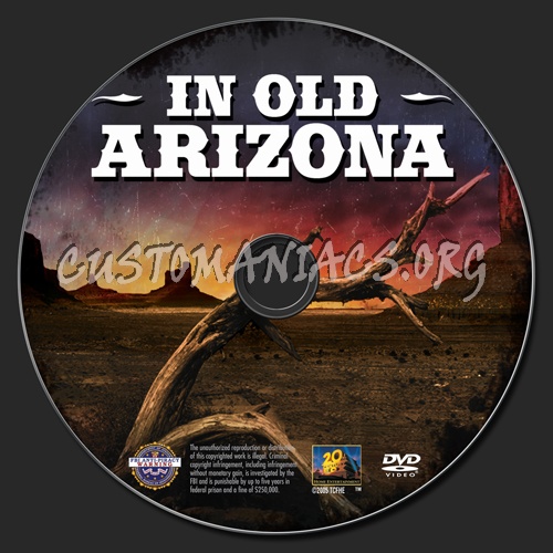 In Old Arizona dvd label