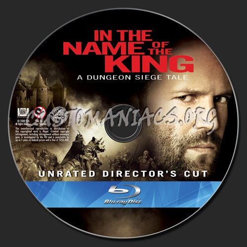 In the Name of the King blu-ray label