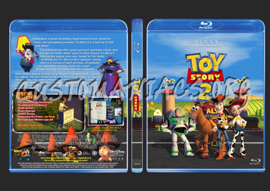 Toy Story 2 blu-ray cover