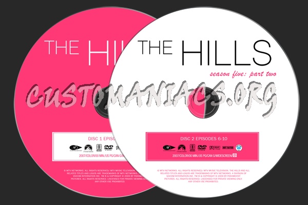 The Hills Season 5: Part 2 dvd label