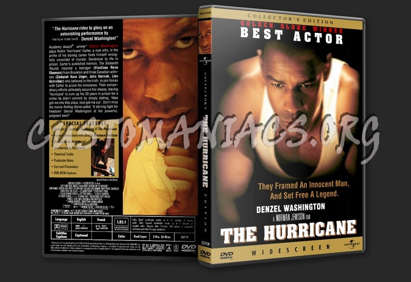 The Hurricane dvd cover