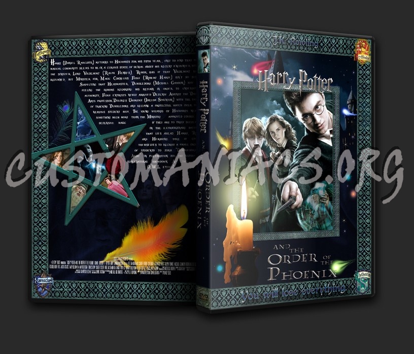 Harry Potter and the Order of the Phoenix dvd cover