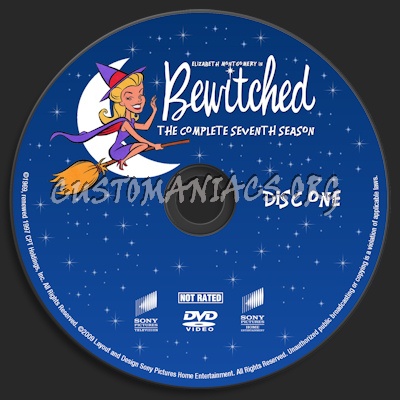 Bewitched Season 7 dvd label