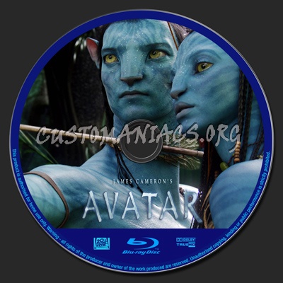 Avatar blu-ray label