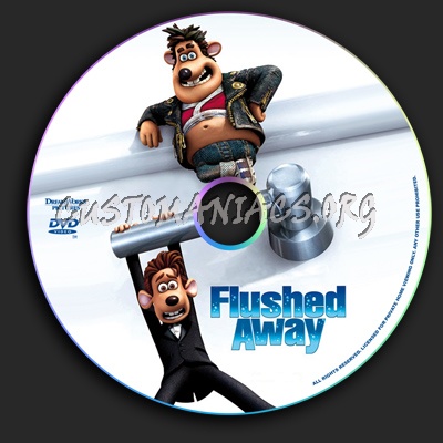 Flushed Away dvd label