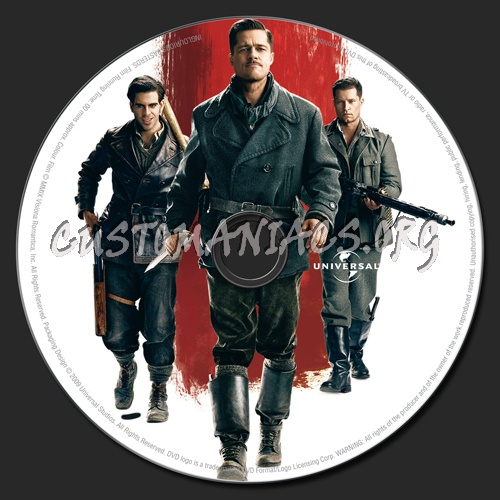 Inglourious Basterds dvd label