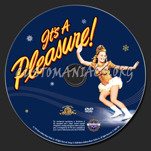 It's A Pleasure! dvd label