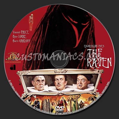 The Raven dvd label