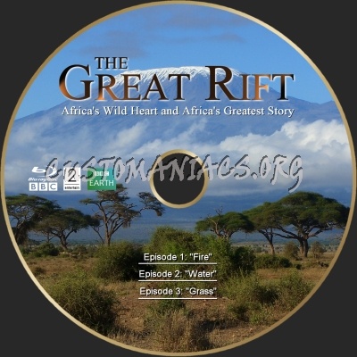 The Great Rift blu-ray label