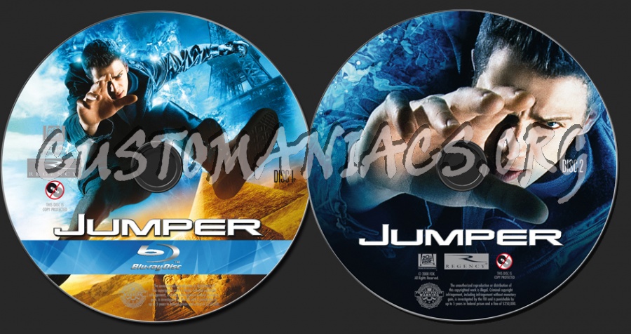 Jumper blu-ray label