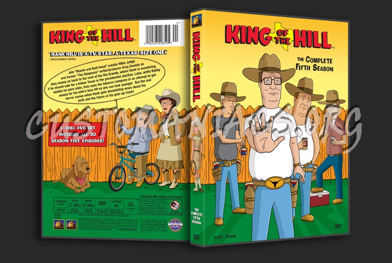 King of the Hill Season 5 dvd cover