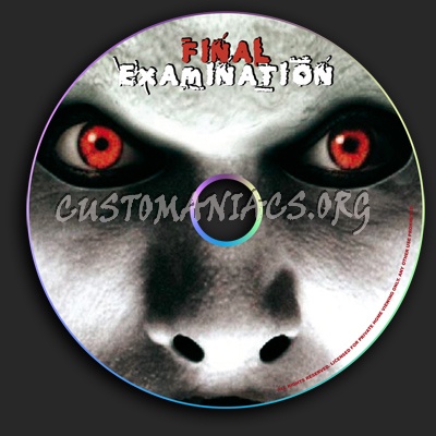 Final Examination dvd label