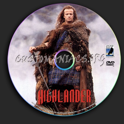 Highlander dvd label