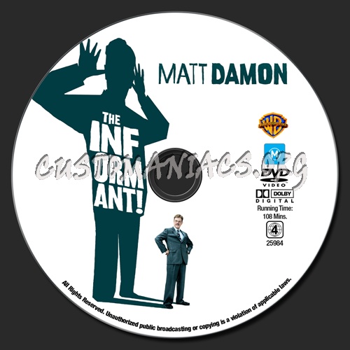 The Informant! dvd label