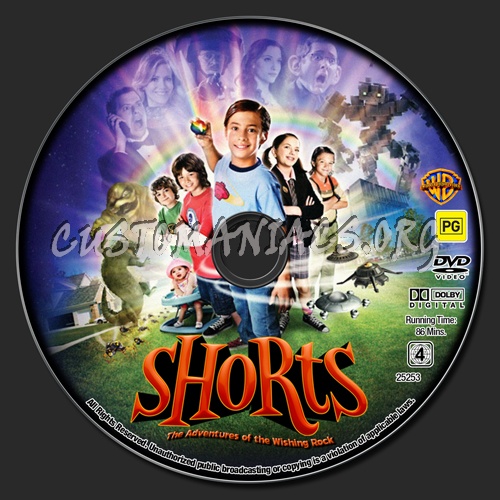 Shorts dvd label