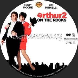 Arthur 2: On the Rocks dvd label