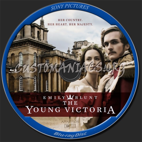 The Young Victoria blu-ray label