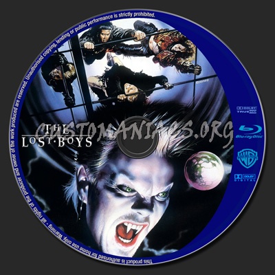 The Lost Boys blu-ray label