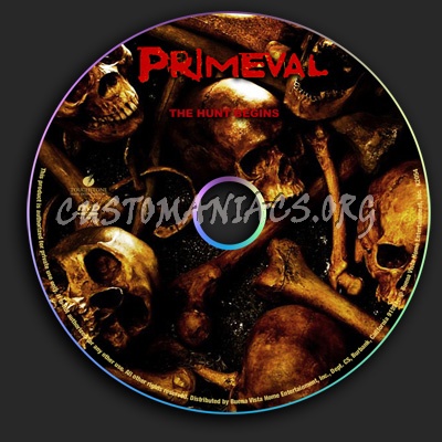 Primeval dvd label