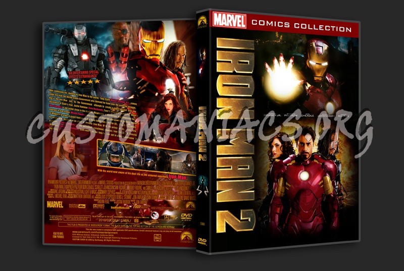 Iron Man 2 dvd cover