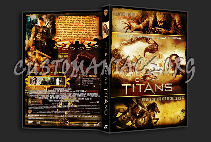 Clash of the Titans dvd cover