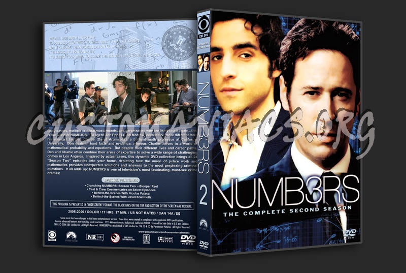 Numb3rs - Seasons 1-5 dvd cover